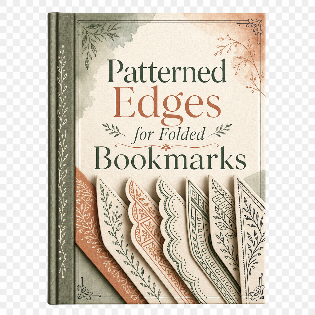 Patterned Edges for Folded Bookmarks